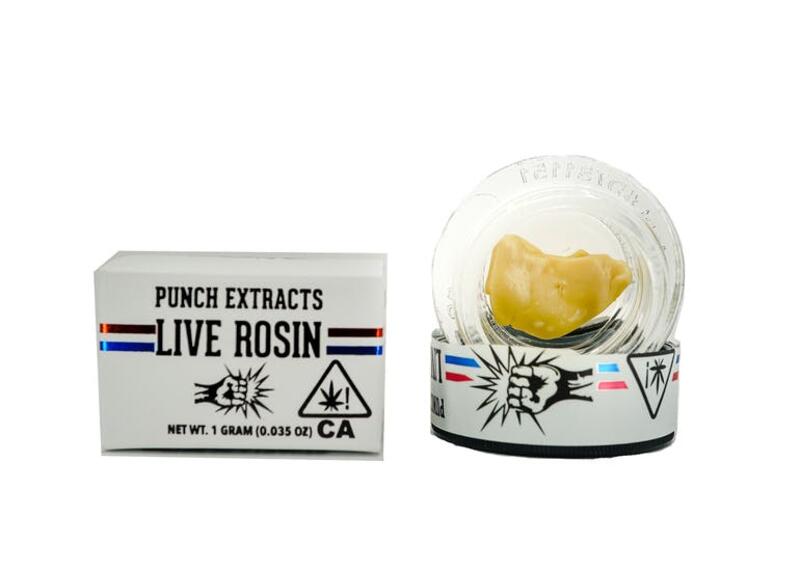 Punch Extracts Live Rosin – Tier 4: White Strawberry Widow