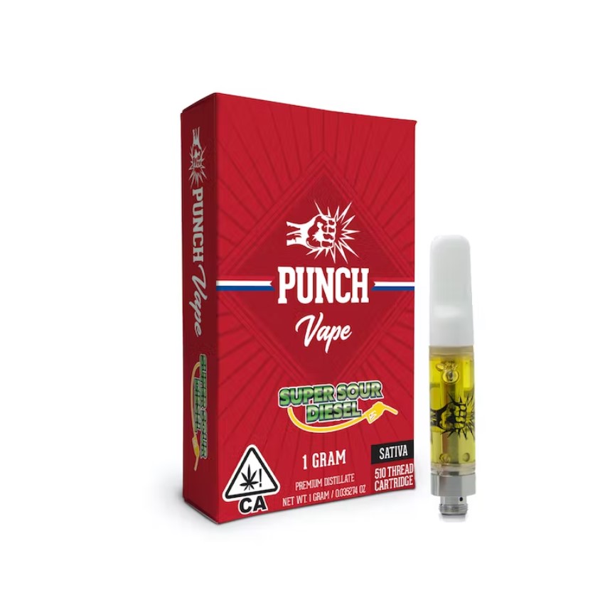 Punch Vape Premium 1G – Super Sour Diesel (s)