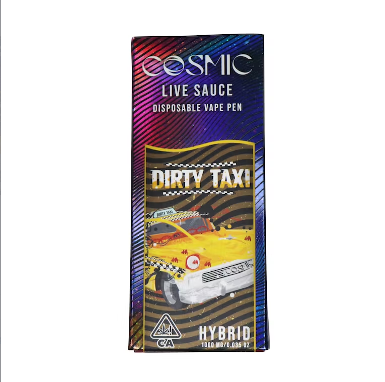 COSMIC Live Sauce Disposable 1g Vape – Dirty Taxi