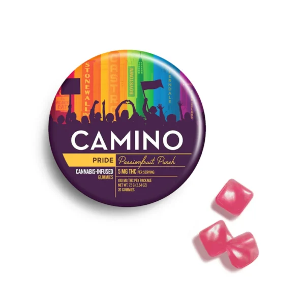 Camino 100mg Gummies - PRIDE Passionfruit Punch