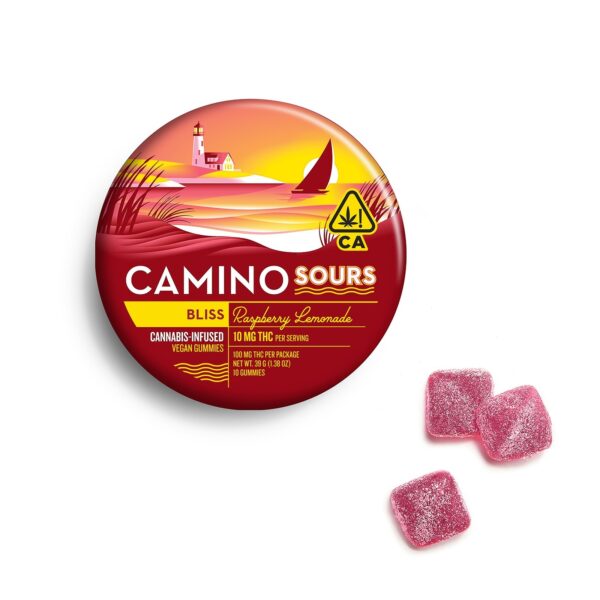 Camino 100mg Gummies - BLISS Raspberry Lemonade - SOURS